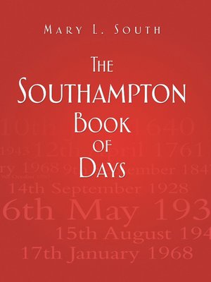 cover image of The Southampton Book of Days